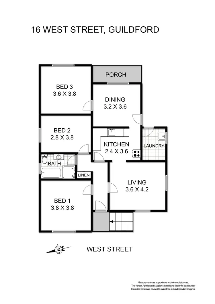 Floorplan of Homely house listing, 16 West Street, Guildford NSW 2161