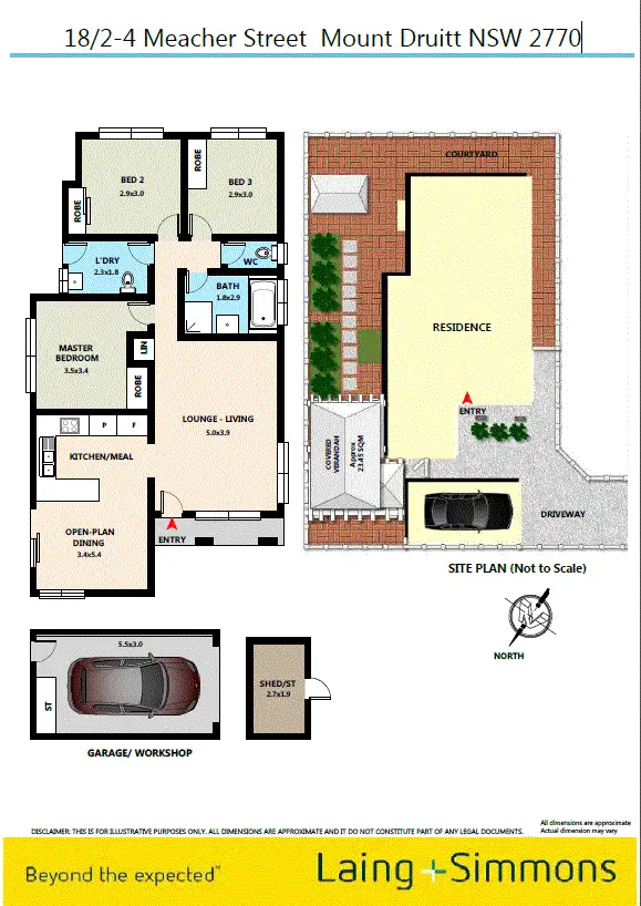 Floorplan of Homely villa listing, 18/2-4 Meacher Street, Mount Druitt NSW 2770
