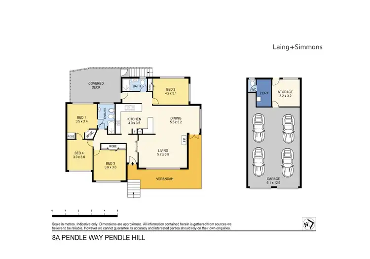 Floorplan of Homely house listing, 8A Pendle Way, Pendle Hill NSW 2145
