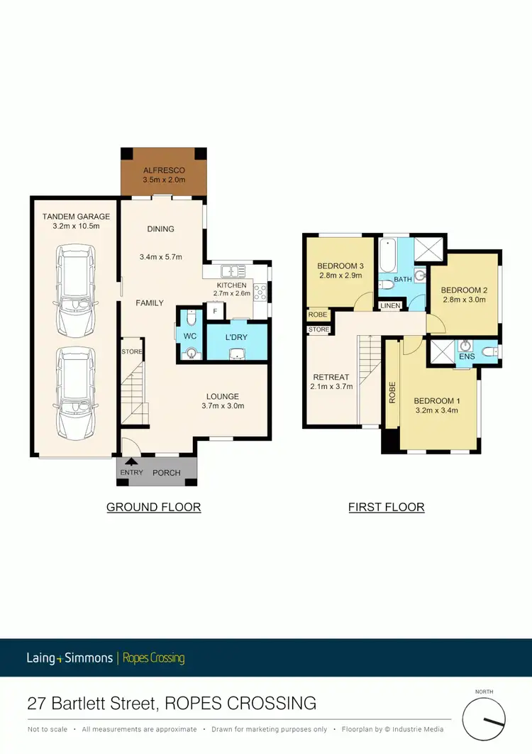 Floorplan of Homely house listing, 27 Bartlett Street, Ropes Crossing NSW 2760