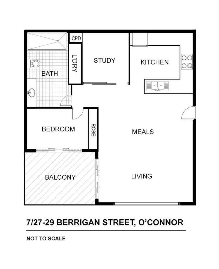 Floorplan of Homely house listing, 7/27 Berrigan Crescent, O'connor ACT 2602
