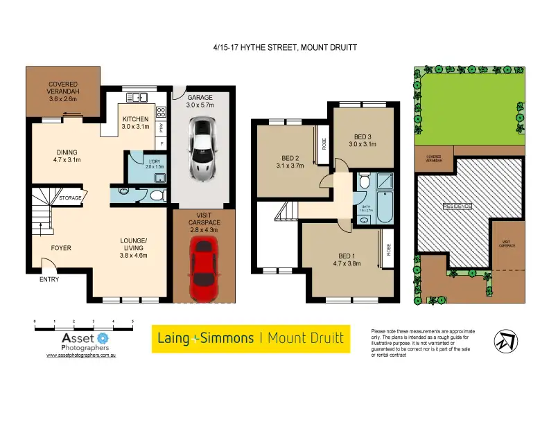 Floorplan of Homely townhouse listing, 4/15-17 Hythe Street, Mount Druitt NSW 2770