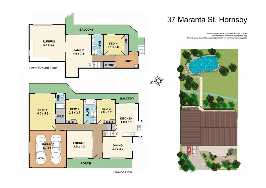 Floorplan of Homely house listing, 37 Maranta Street, Hornsby NSW 2077