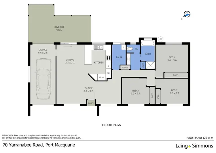 Floorplan of Homely house listing, 70 Yarranabee Road, Port Macquarie NSW 2444