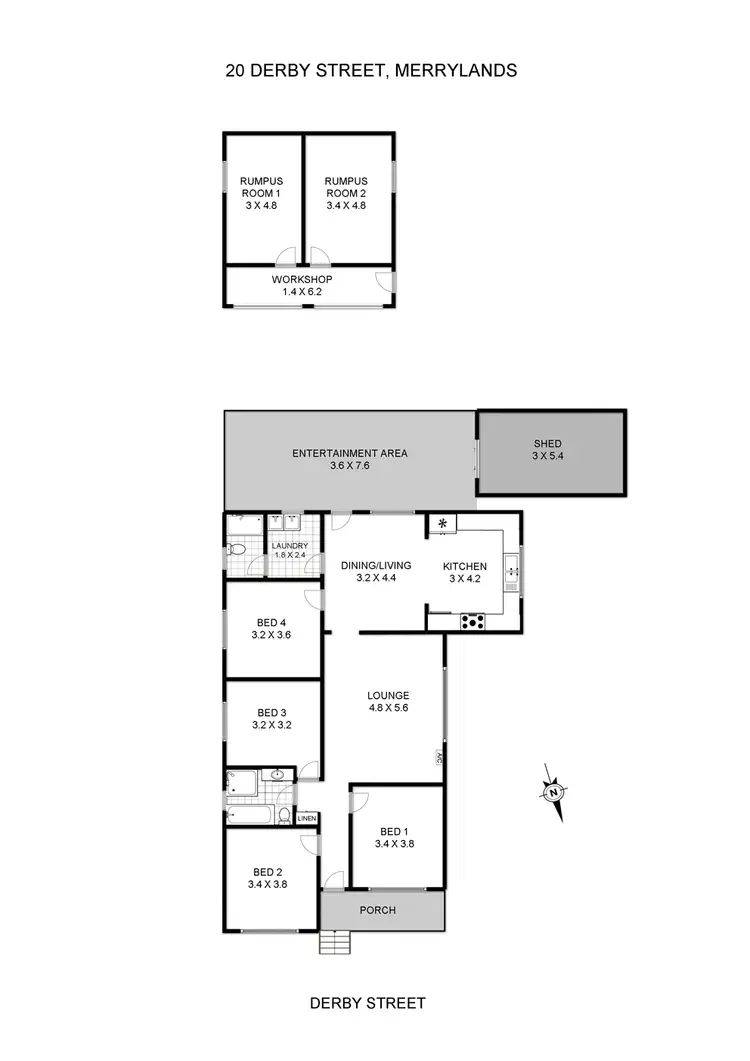 Floorplan of Homely house listing, 20 Derby Street, Merrylands NSW 2160