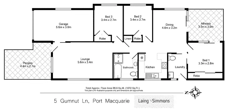 Floorplan of Homely house listing, 5 Gumnut Lane, Port Macquarie NSW 2444