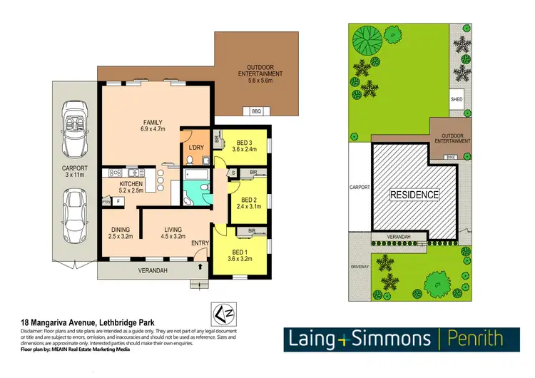 Floorplan of Homely house listing, 18 Mangariva Avenue, Lethbridge Park NSW 2770