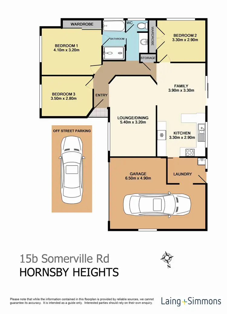 Floorplan of Homely house listing, 15B Somerville Road, Hornsby Heights NSW 2077