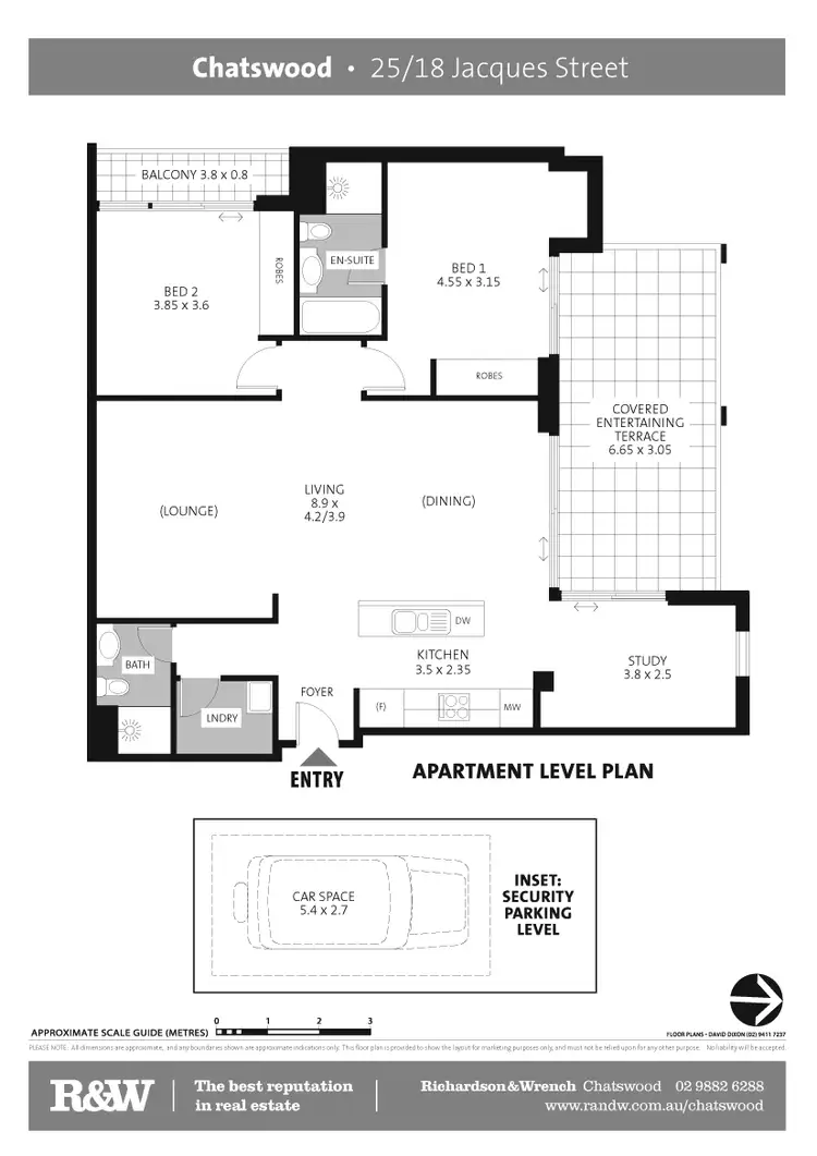 Floorplan of Homely apartment listing, C25/18 Jacques Street, Chatswood NSW 2067