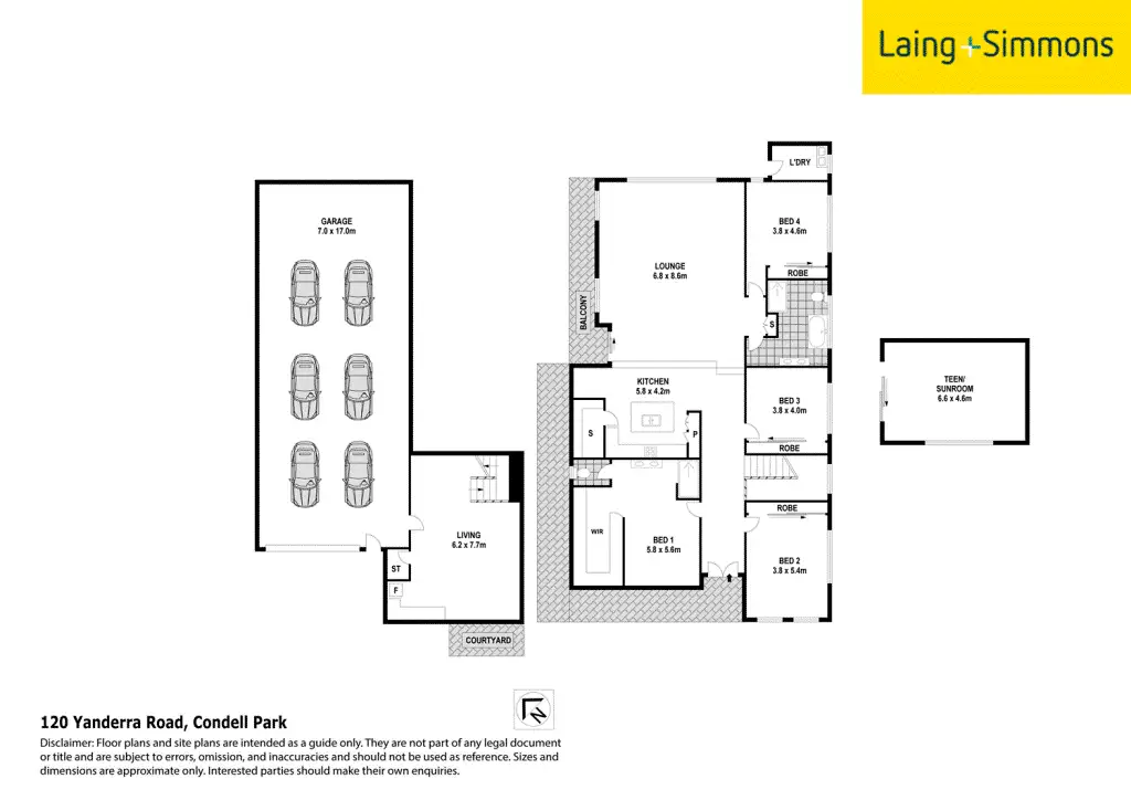 Floorplan of Homely house listing, 120 Yanderra St, Condell Park NSW 2200
