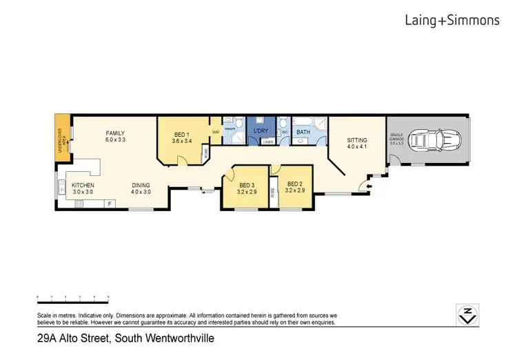 Floorplan of Homely semi-detached listing, 29a Alto Street, South Wentworthville NSW 2145