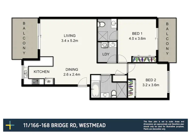 Floorplan of Homely unit listing, 11/166-168 Bridge Road, Westmead NSW 2145