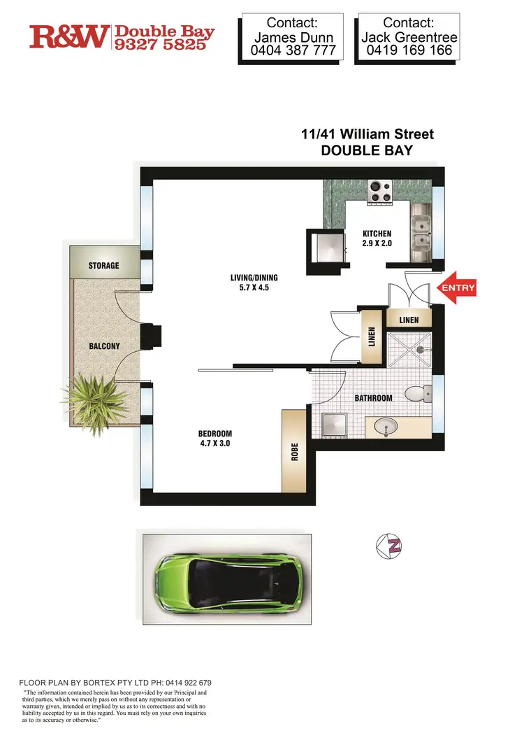 Floorplan of Homely apartment listing, 11/41 William Street, Double Bay NSW 2028
