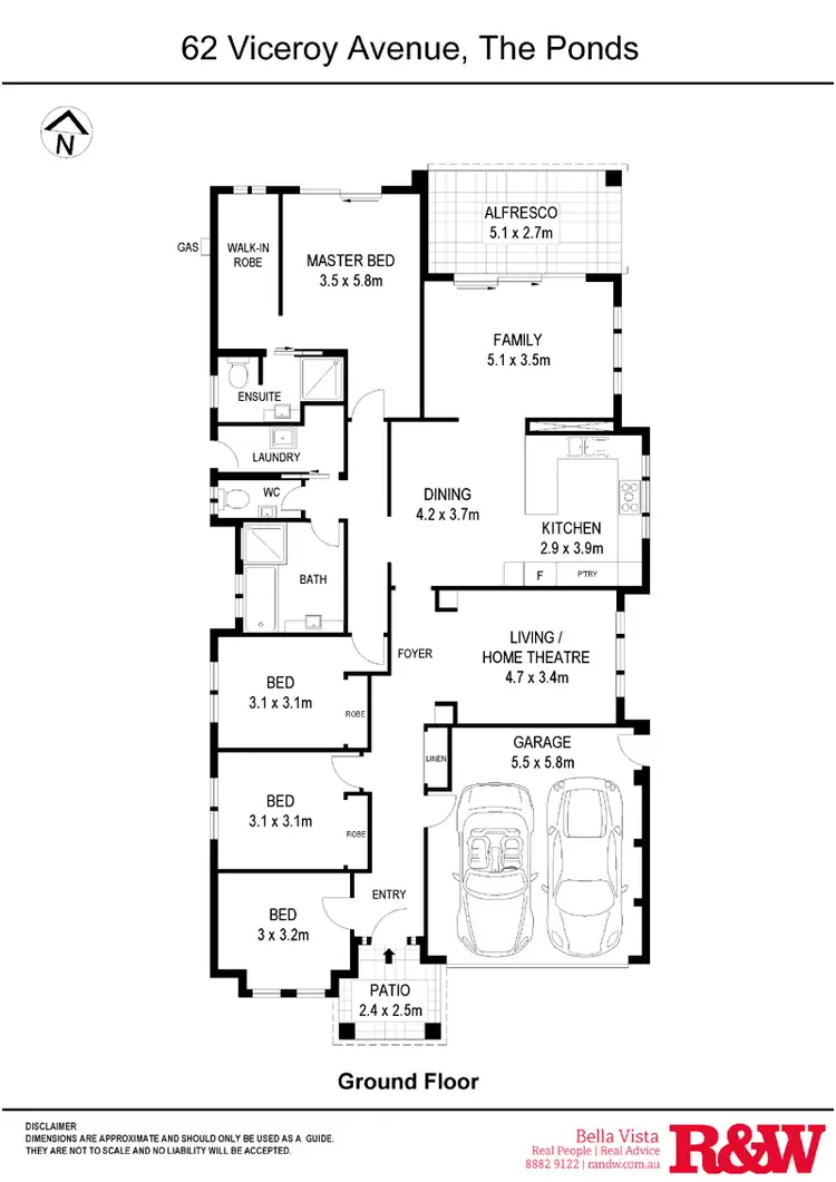 Floorplan of Homely house listing, 62 Viceroy Avenue, The Ponds NSW 2769