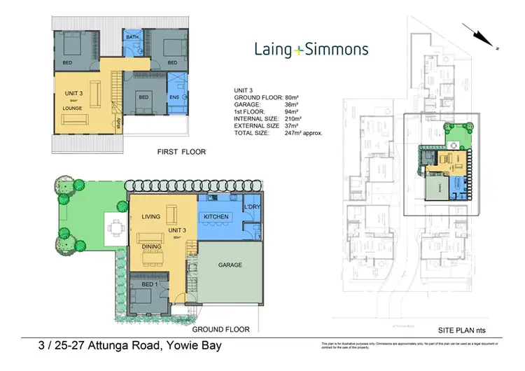 Floorplan of Homely house listing, 3/25-27 Attunga Road, Yowie Bay NSW 2228