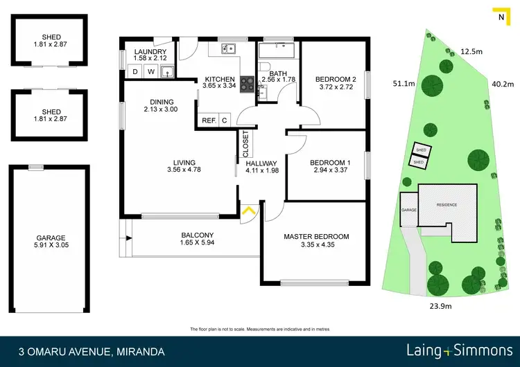 Floorplan of Homely house listing, 3 Omaru Avenue, Miranda NSW 2228