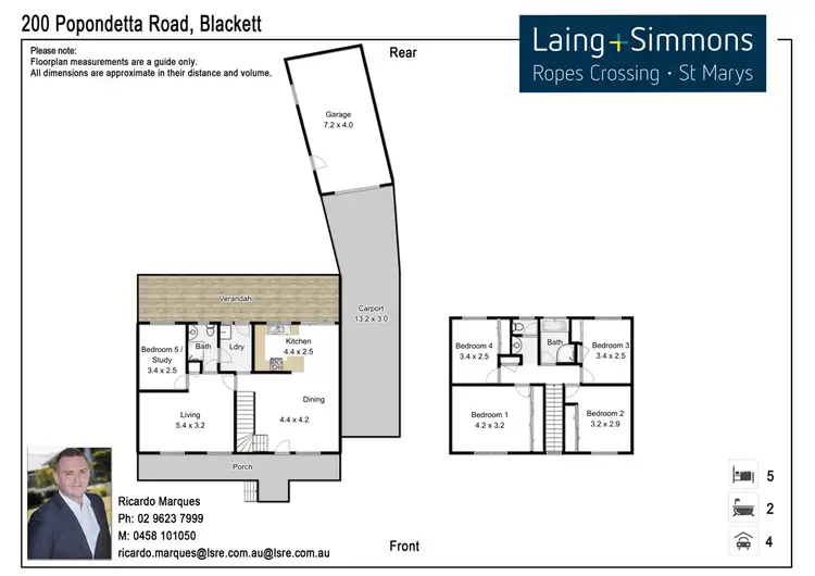 Floorplan of Homely house listing, 200 Popondetta Road, Blackett NSW 2770