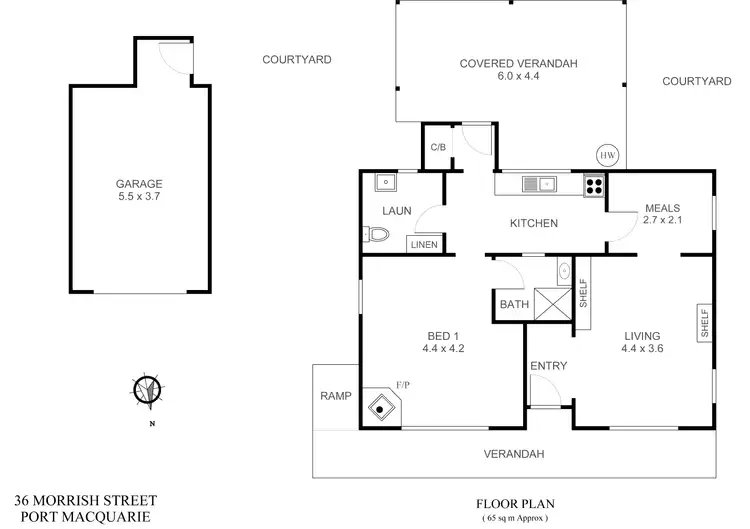 Floorplan of Homely house listing, 36 Morrish Street, Port Macquarie NSW 2444