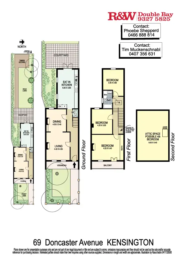 Floorplan of Homely house listing, 69 Doncaster Avenue, Kensington NSW 2033