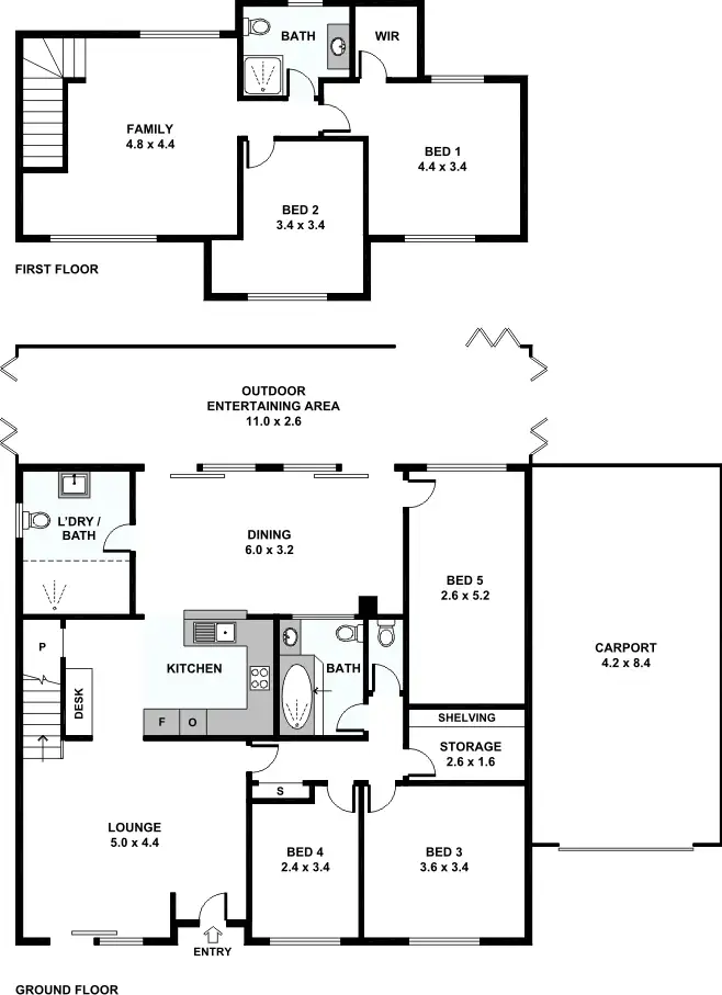 Floorplan of Homely house listing, 71 Bombala Crescent, Quakers Hill NSW 2763