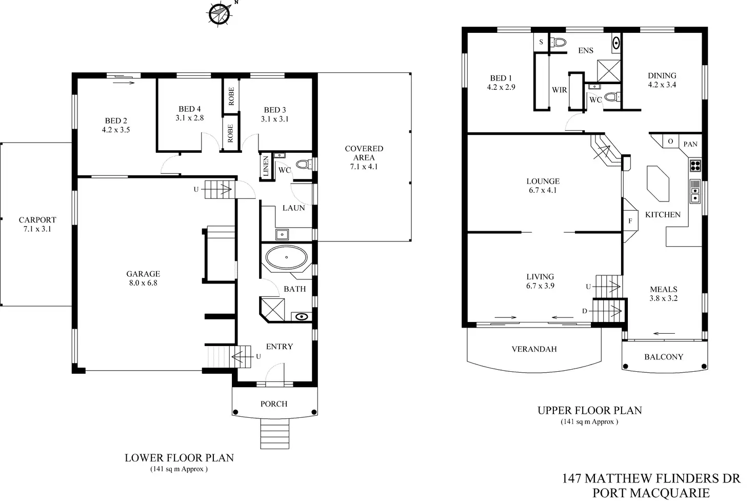 Floorplan of Homely house listing, 147 Matthew Flinders Drive, Port Macquarie NSW 2444