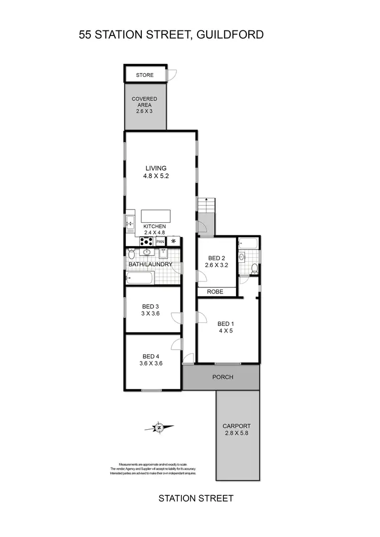 Floorplan of Homely house listing, 55 Station Street, Guildford NSW 2161