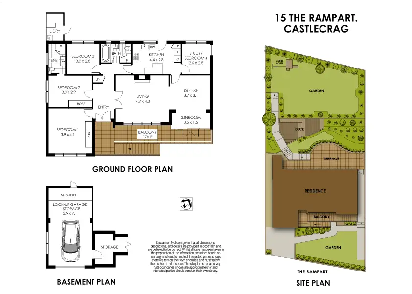 Floorplan of Homely house listing, 15 The Rampart, Castlecrag NSW 2068