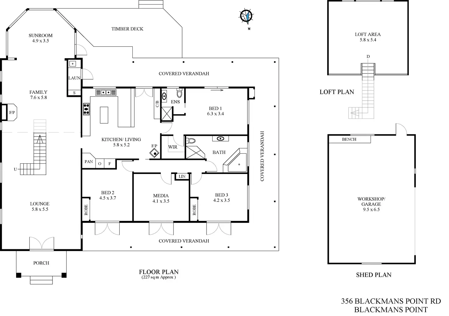Floorplan of Homely house listing, 356 Blackmans Point Rd, Port Macquarie NSW 2444