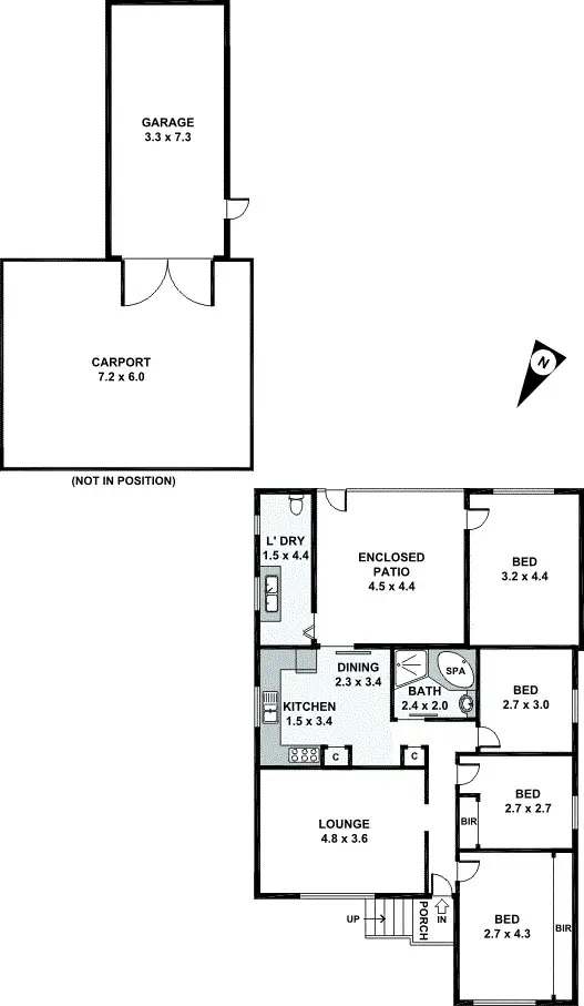 Floorplan of Homely house listing, 1 Sydney Joseph Drive, Seven Hills NSW 2147