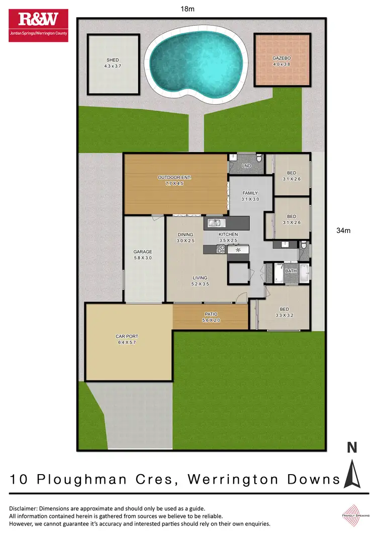 Floorplan of Homely house listing, 10 Ploughman Crescent, Werrington Downs NSW 2747
