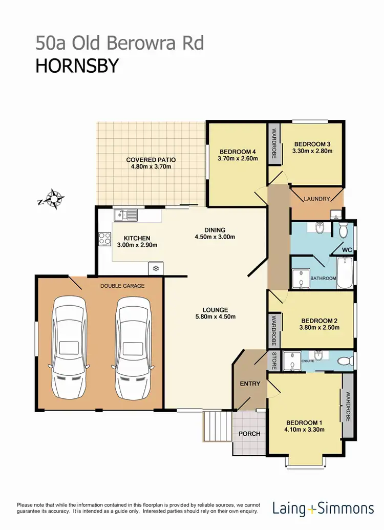 Floorplan of Homely house listing, 50A Old Berowra Road, Hornsby NSW 2077