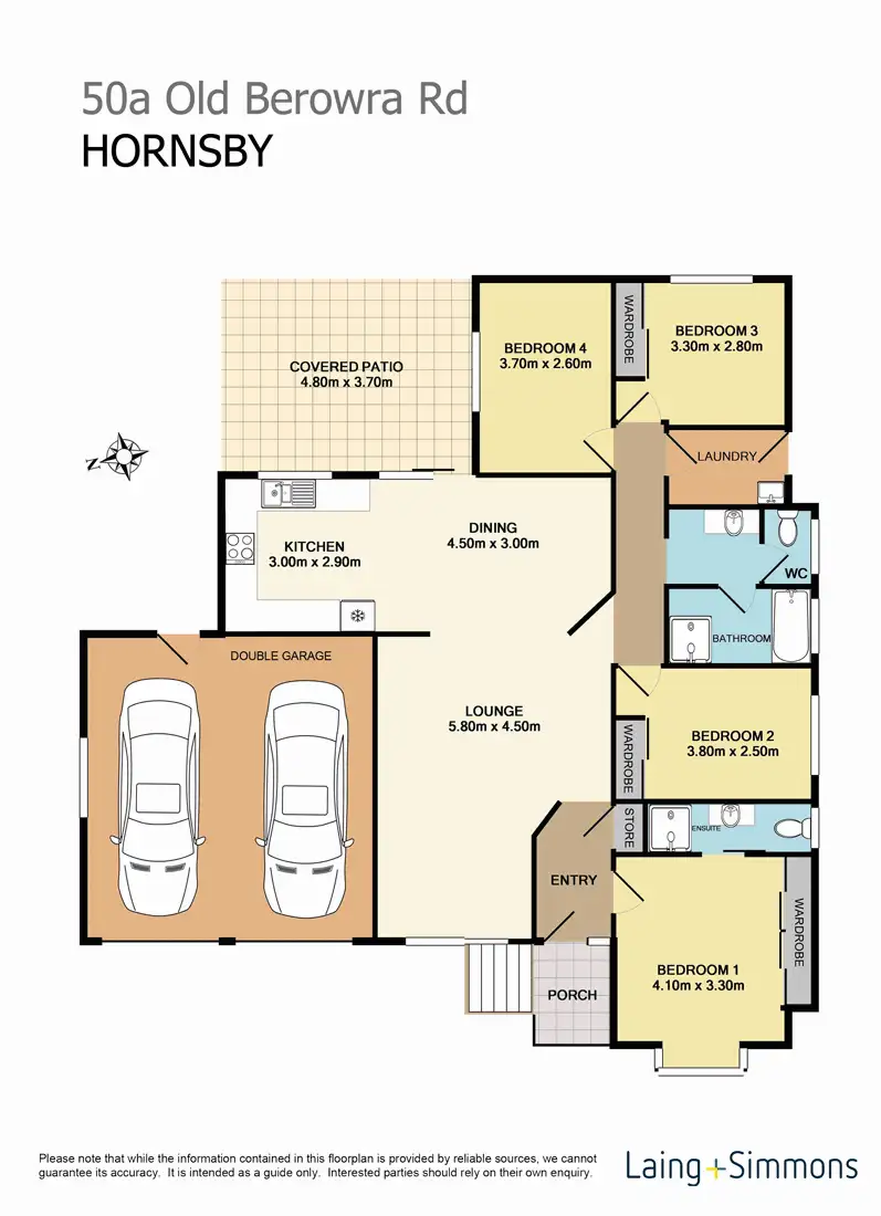 Floorplan of Homely house listing, 50A Old Berowra Road, Hornsby NSW 2077