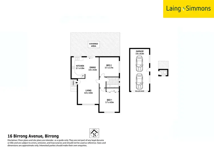 Floorplan of Homely house listing, 16 Birrong Ave, Birrong NSW 2143