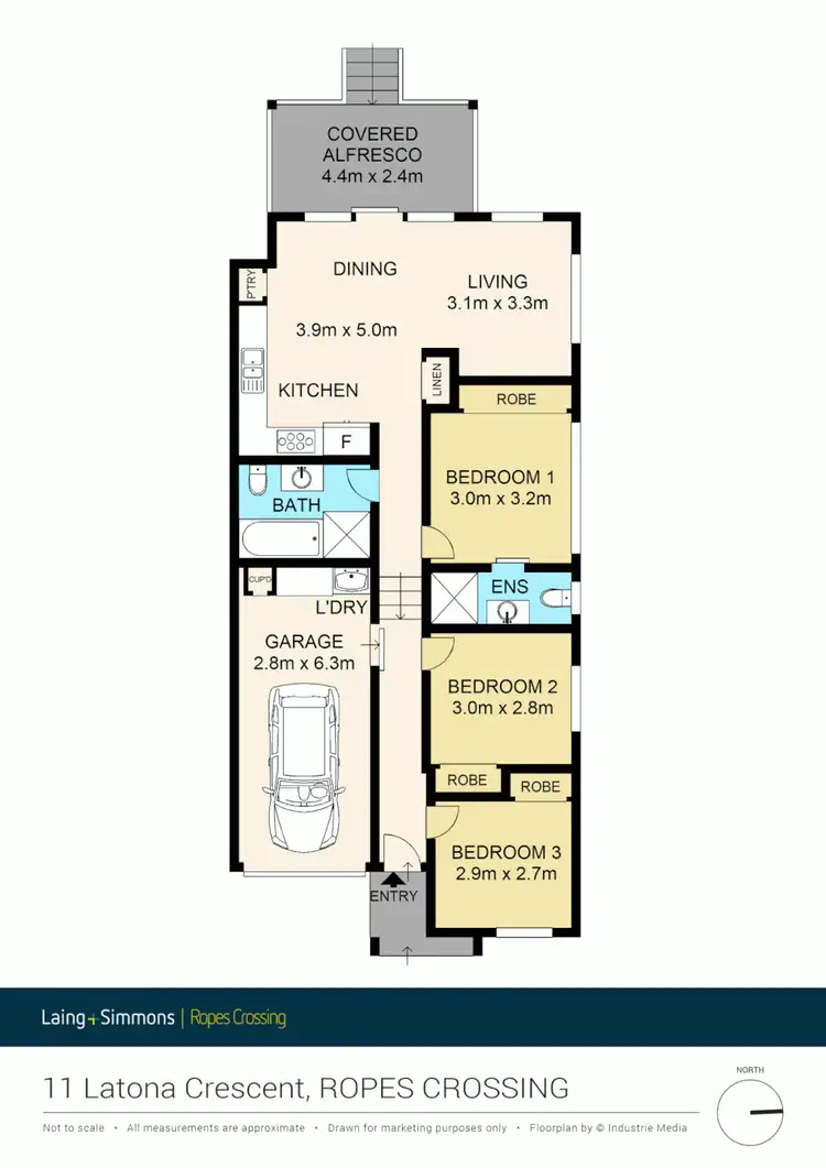 Floorplan of Homely house listing, 11 Latona Crescent, Ropes Crossing NSW 2760