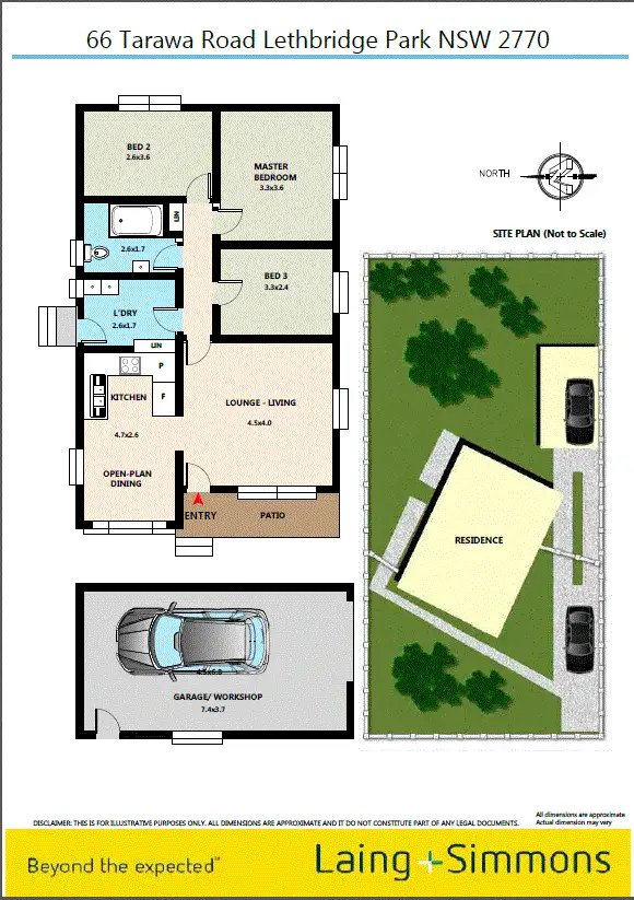 Floorplan of Homely house listing, 66 Tarawa Road, Lethbridge Park NSW 2770