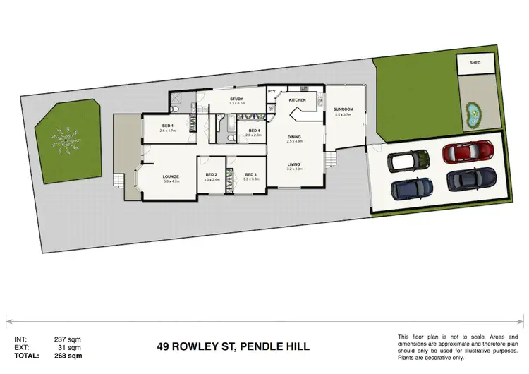 Floorplan of Homely house listing, 49 Rowley Street, Pendle Hill NSW 2145