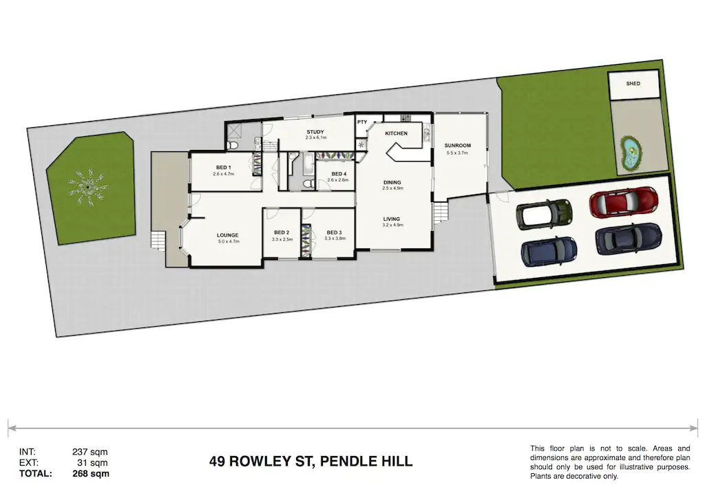 Floorplan of Homely house listing, 49 Rowley Street, Pendle Hill NSW 2145