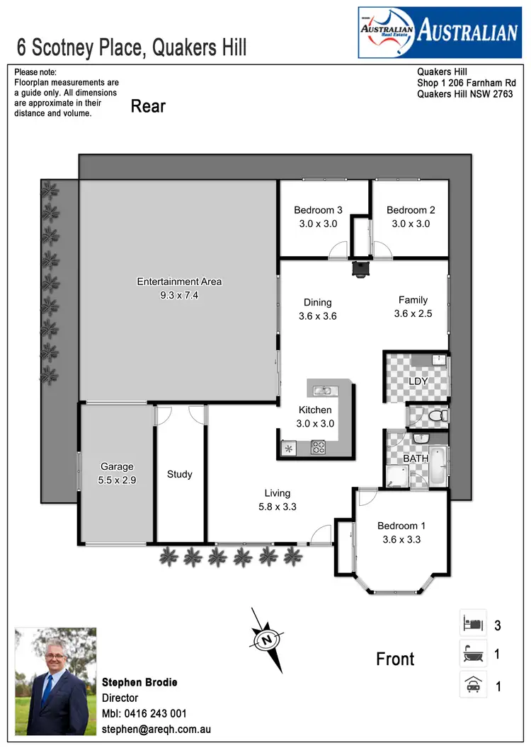 Floorplan of Homely house listing, 6 Scotney Place, Quakers Hill NSW 2763