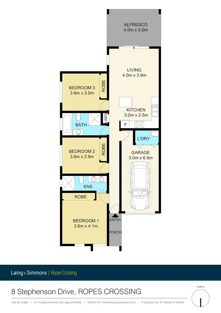 Floorplan of Homely house listing, 8 Stephenson Drive, Ropes Crossing NSW 2760