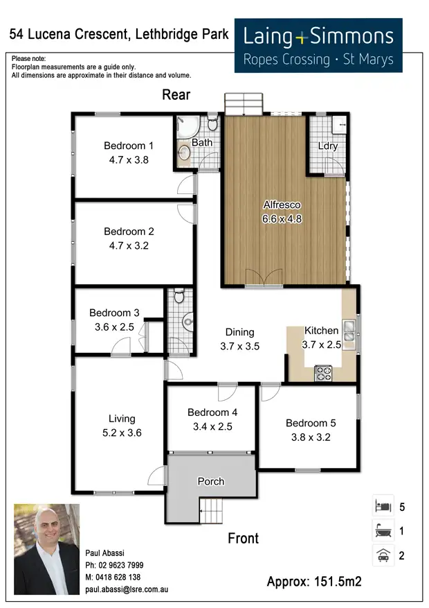 Floorplan of Homely house listing, 54 Lucena Crescent, Lethbridge Park NSW 2770