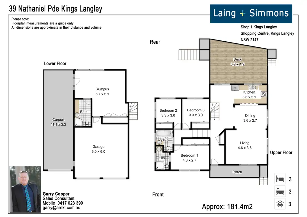 Floorplan of Homely house listing, 39 Nathaniel Parade, Kings Langley NSW 2147