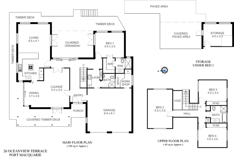 Floorplan of Homely house listing, 26 Oceanview Terrace, Port Macquarie NSW 2444