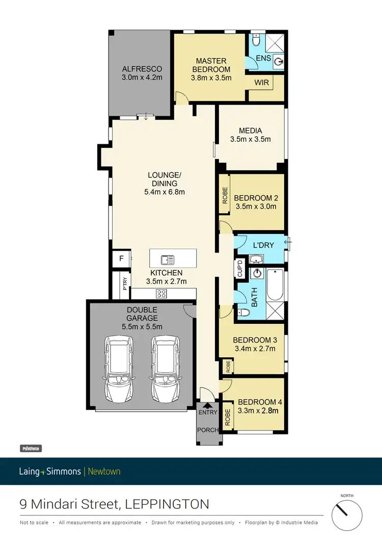 Floorplan of Homely house listing, 9 Mindari Street, Leppington NSW 2179