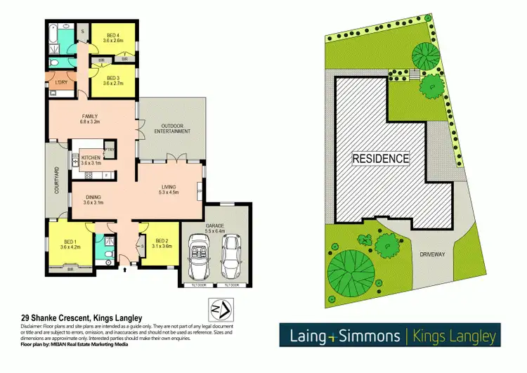 Floorplan of Homely house listing, 29 Shanke Crescent, Kings Langley NSW 2147