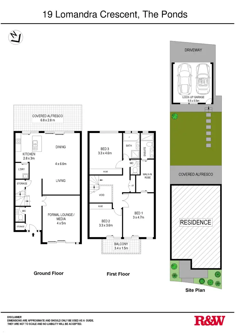 Floorplan of Homely terrace listing, 19 Lomandra Crescent, The Ponds NSW 2769