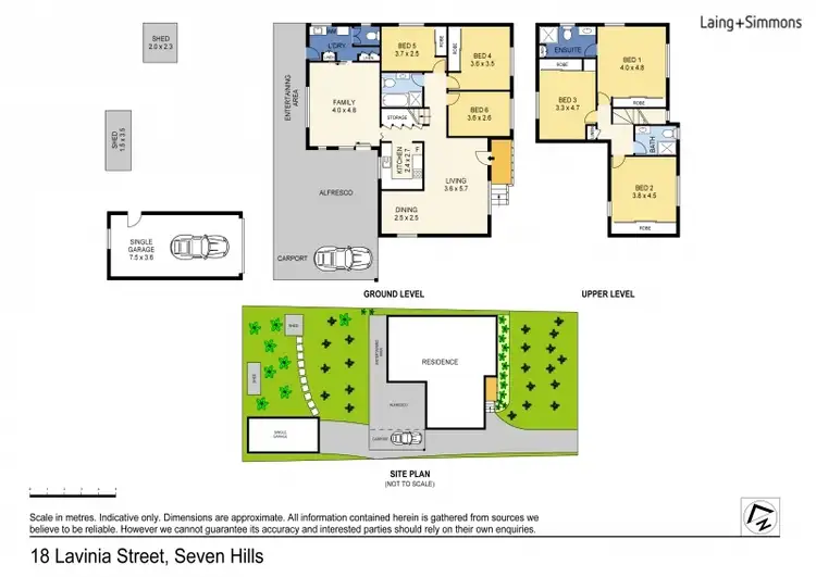 Floorplan of Homely house listing, 18 Lavinia Street, Seven Hills NSW 2147