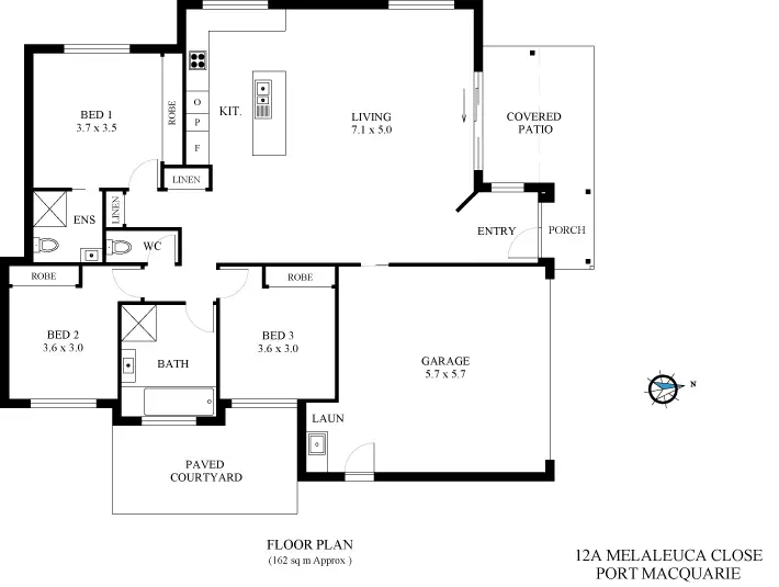 Floorplan of Homely house listing, 12 Melaleuca Close, Port Macquarie NSW 2444