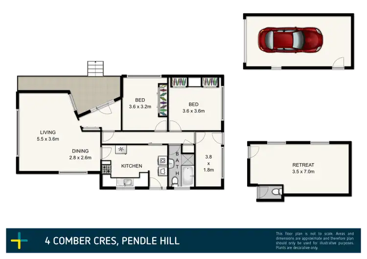 Floorplan of Homely house listing, 4 Comber Crescent, Pendle Hill NSW 2145