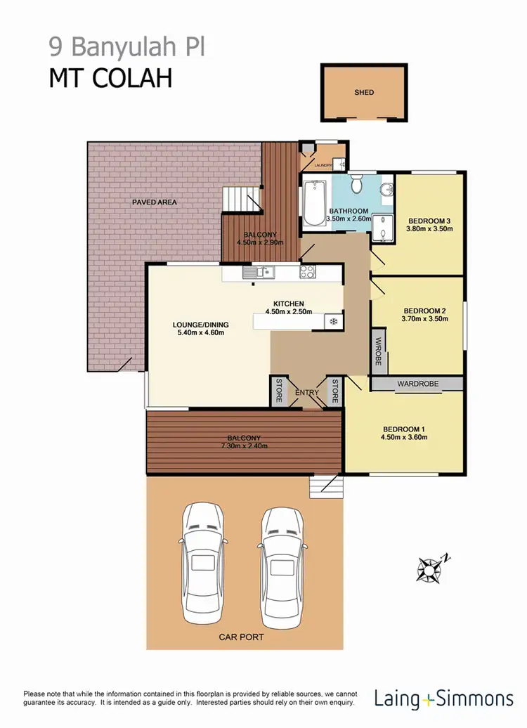 Floorplan of Homely house listing, 9 Banyula Place, Mount Colah NSW 2079