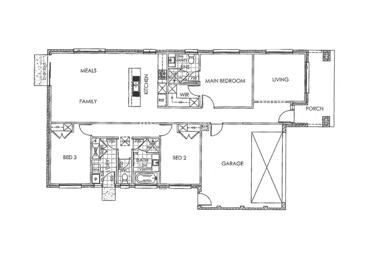 Floorplan of Homely house listing, 12 Hearne Street, Googong NSW 2620